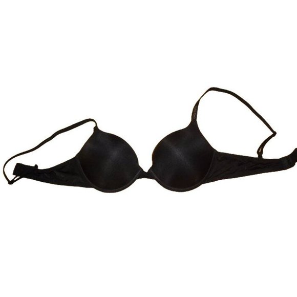 CALVIN KLEIN Padded Push-Up Underwire Bra #QP1038 Black 34D NEW - Picture 2 of 3
